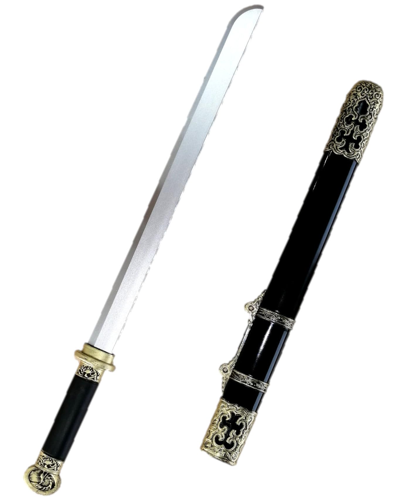 Amazon.co.jp: 唐刀 鞘付き コスプレ用 模造刀 約65cm PU製 軽量 唐